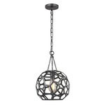 Feccetta Pendant - Midnight Black