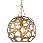 Feccetta Pendant - Antique Grid