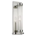 Demi Wall Sconce - Polished Nickel / Clear
