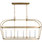 Stonington Linear Chandelier - Antique Gild