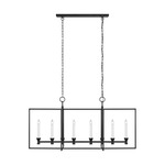 Keystone Linear Chandelier - Aged Iron