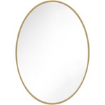 Kit Oval Mirror - Burnished Brass