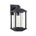 McCarthy Outdoor Wall Sconce - Clear Seeded