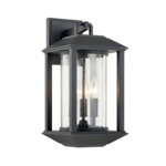 McCarthy Outdoor Wall Sconce - Clear Seeded