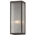 Tisoni Outdoor Wall Sconce - French Iron / Clear