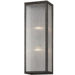 Tisoni Outdoor Wall Sconce - French Iron / Clear