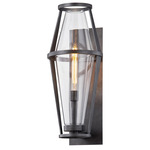 Prospect Outdoor Wall Sconce - Graphite / Clear