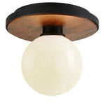 Cadet Flush Ceiling Light - White