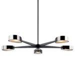 Allisio Chandelier - Carbide Black / Black Chrome