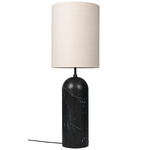 Gravity XL Floor Lamp - Black Marble / Canvas