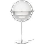 Multi-Lite Table Lamp - Chrome / Matte White