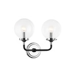 Particles Wall Sconce - Chrome / Clear