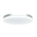 Orion Flush Ceiling Light - Chrome / White