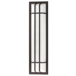 Trilogy Outdoor Wall Sconce - Bronze / White