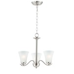 Vital Chandelier - Satin Nickel / Frosted