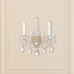 Sterling Wall Sconce - Aurelia / Heritage Crystal