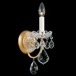 New Orleans Wall Sconce - French Gold / Heritage Crystal