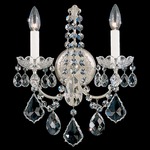 New Orleans Wall Sconce - Etruscan Gold / Heritage Crystal