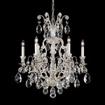 Renaissance Chandelier - Antique Silver  / Heritage Crystal