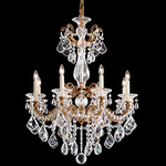 La Scala Regal Chandelier - Heirloom Gold / Heritage Crystal