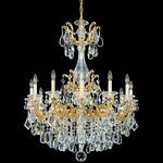 La Scala Regal Chandelier - Heirloom Gold / Heritage Crystal