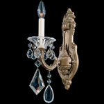 La Scala Wall Sconce - Etruscan Gold / Heritage Crystal