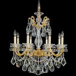 La Scala Chandelier - Heirloom Gold / Heritage Crystal