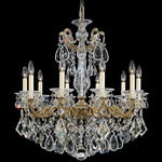 La Scala Chandelier - Heirloom Gold / Heritage Crystal