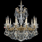 La Scala Chandelier - Heirloom Gold / Heritage Crystal