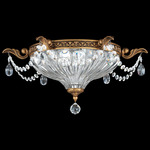 Milano Ceiling Light - Florentine Bronze / Swarovski Crystal