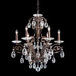 Filigrae Chandelier - Heirloom Bronze / Heritage Crystal