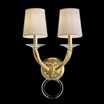 Emilea Wall Sconce - Heirloom Gold / White