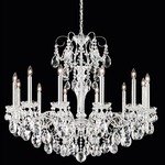 Sonatina Chandelier - Antique Silver  / Heritage Crystal