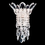 Trilliane Strands Wall Sconce - Stainless Steel / Heritage Crystal