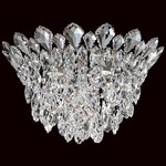 Trilliane Strands Crown Ceiling Light - Stainless Steel / Heritage Crystal