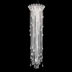 Trilliane Strands Long Pendant - Stainless Steel / Heritage Crystal