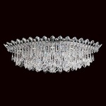 Trilliane Strands Ceiling Light - Stainless Steel / Heritage Crystal