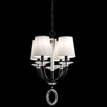 Emilea Chandelier - Jet Black / White