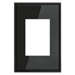 Adorne Cast Metal 1-Gang Plus Size Wall Plate - Black Nickel