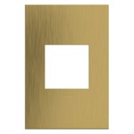 Adorne Cast Metal Wall Plate - Brushed Satin Brass