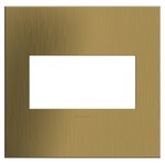 Adorne Cast Metal Wall Plate - Brushed Satin Brass