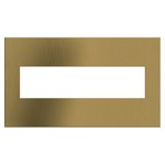 Adorne Cast Metal Wall Plate - Brushed Satin Brass