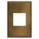 Adorne Cast Metal Wall Plate - Coffee