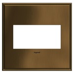Adorne Cast Metal Wall Plate - Coffee