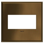 Adorne Cast Metal Wall Plate - Coffee