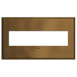 Adorne Cast Metal Wall Plate - Coffee