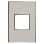 Adorne Real Material Screwless Wall Plate - True Linen