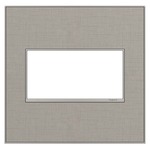 Adorne Real Material Screwless Wall Plate - True Linen