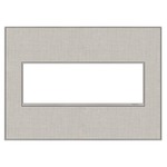 Adorne Real Material Screwless Wall Plate - True Linen