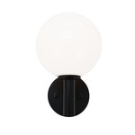 Cosmo Wall Sconce - Black / Opal